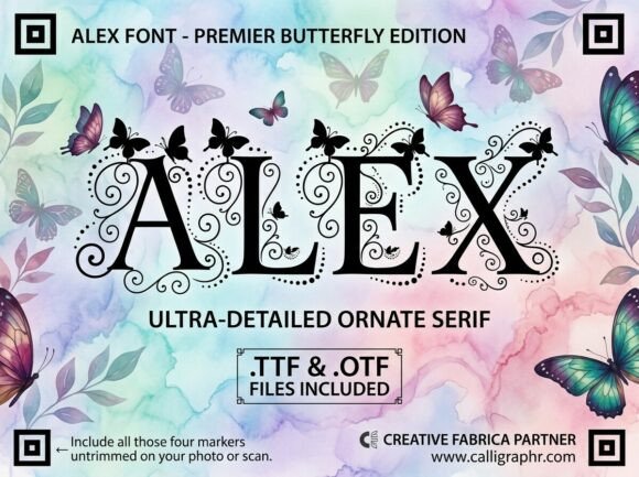 Alex: An Ornate Serif for Ethereal Design