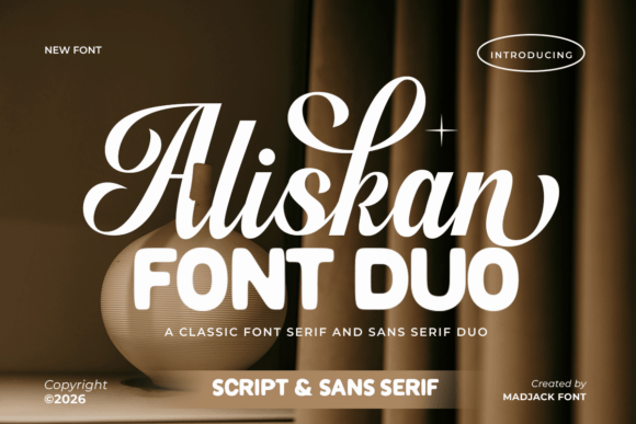 Aliskan Font Duo: Timeless Elegance Meets Modern Design