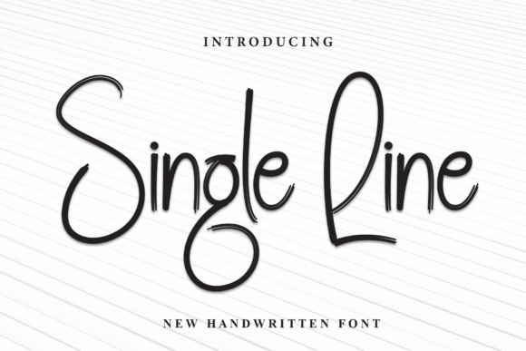 Discovering the Elegance of the Single Line Typeface