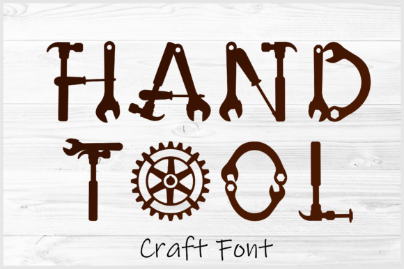 Hand Tool: A Creative Typeface Built from Workshop Icons