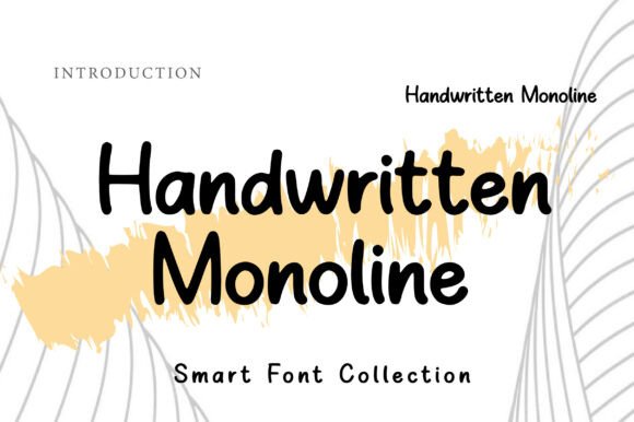 Handwritten Monoline: A Clean, Modern Font for Any Design