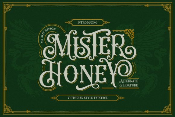 Mister Honey: A Victorian Blackletter Display Font