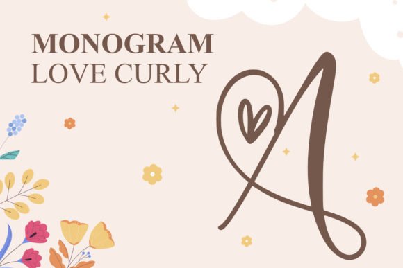 Monogram Love Curly: A Font to Infuse Romance and Elegance