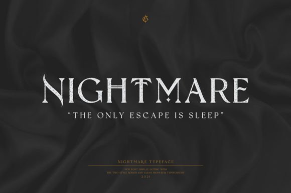 Nightmare Gothic: A Striking Blackletter Typeface