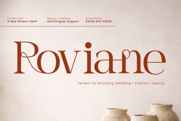 Roviane: The Luxury Serif Font for Modern Design