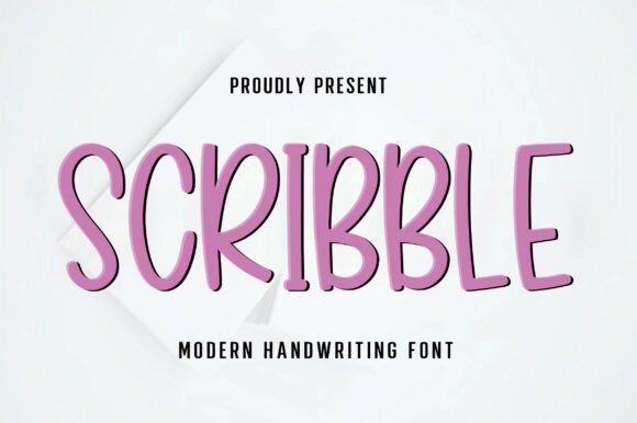 Scribble: A Handwriting Font for Modern Designers