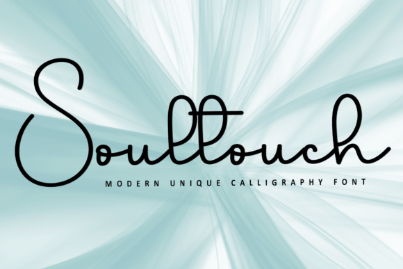 Soultouch: A Font with a Soft, Unique Touch for Creative Designs