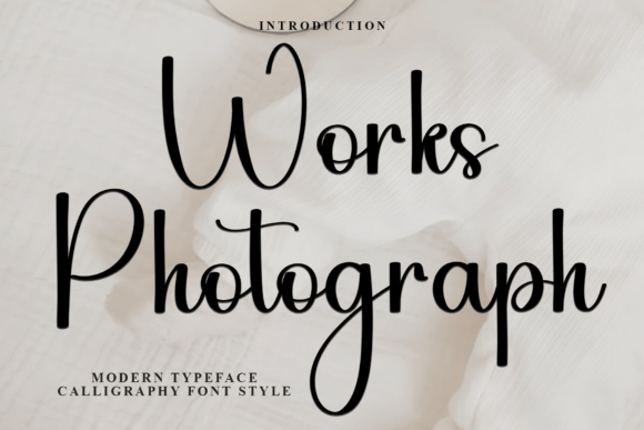 Works Photograph: A Unique and Versatile Creative Font